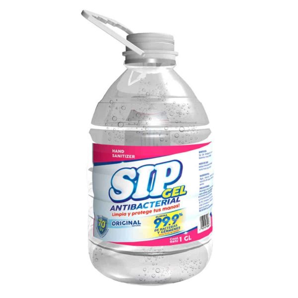 Gel Alcoholado Antibacterial SIP 1 Galón